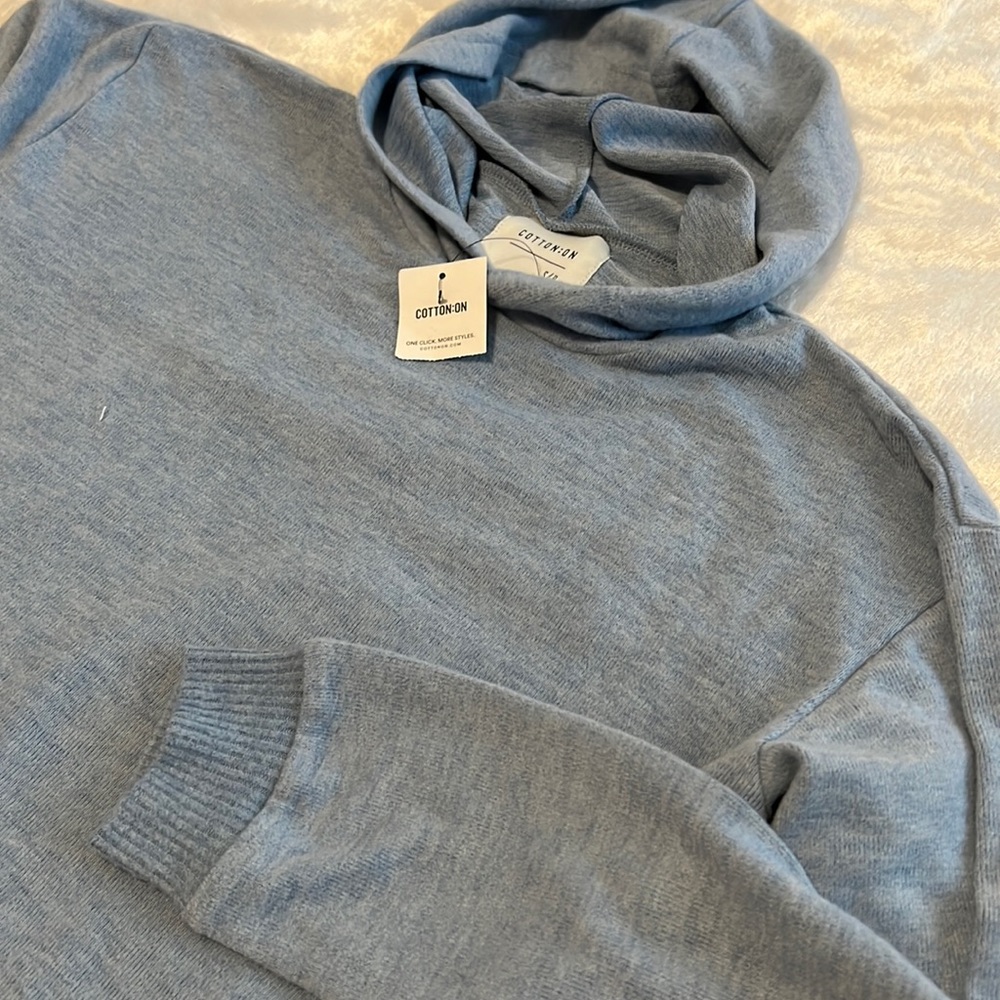 Cotton On cropped loose fit hoodie